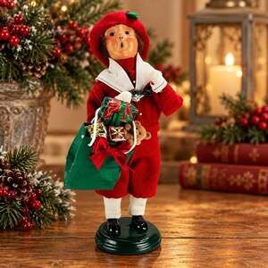 Byers Choice Carolers Traditional Child Red Outfit Christmas Gifts 2003